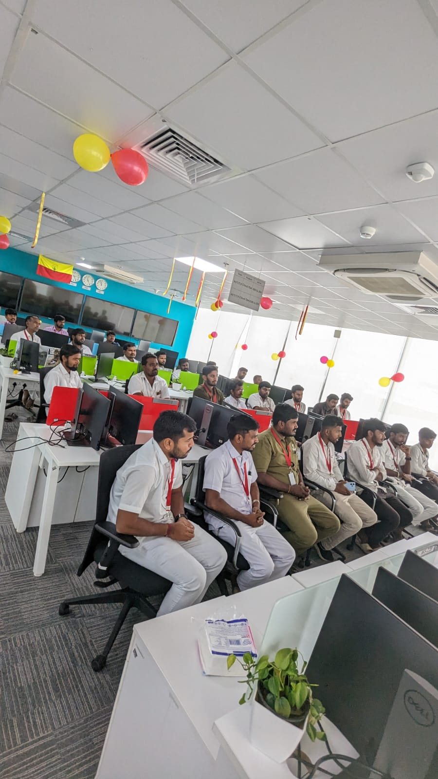 Drivers at an orientation session